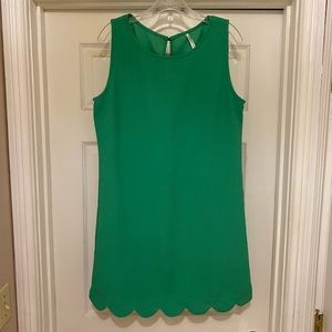 Mittoshop Women’s Sleeveless Dress. Size Large. Color green
